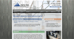 Desktop Screenshot of deltaelectricalconst.com